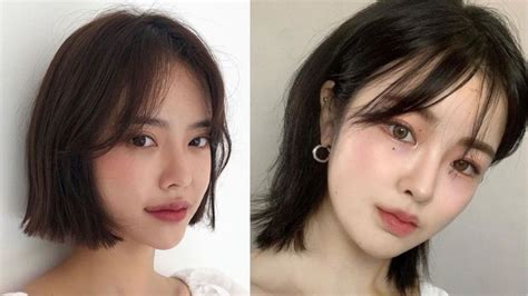 6 Inspirasi Gaya Rambut Bob Poni Ala Wanita Korea Makin Cantik Dan