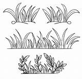Grass Grow Malvorlage Appliques Colorluna sketch template