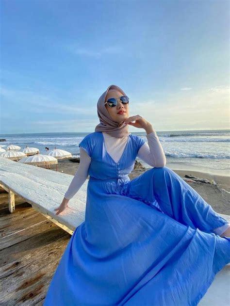 Pakaian Ke Pantai Wanita Hijab 7 Tips Padu Padan Style Hijab Ke
