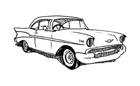 vintage chevy cars coloring pages  place  color   cars