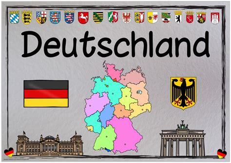 themenplakat deutschland grundschule unterrichtsthemen geographie fuer kinder