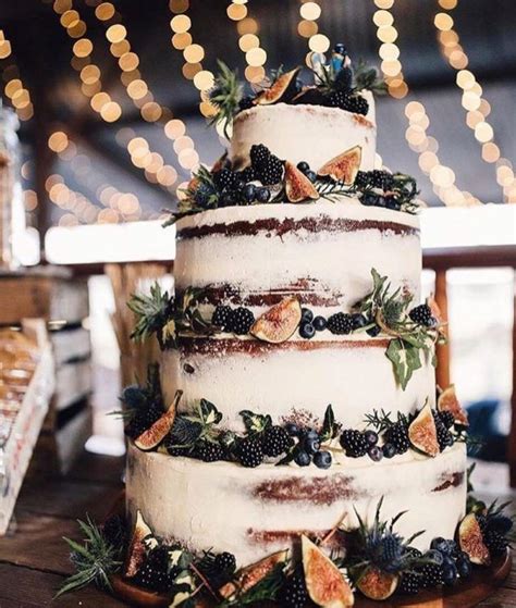 tartas blancas y con frutas wedding pinterest