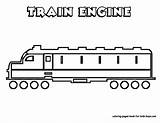 Printable Trains sketch template