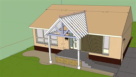 gable porch roof plans