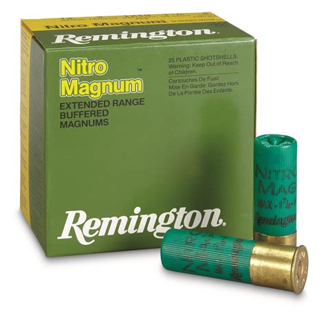 remington  gauge    oz nitro mag  rounds   gauge shells  sportsmans guide