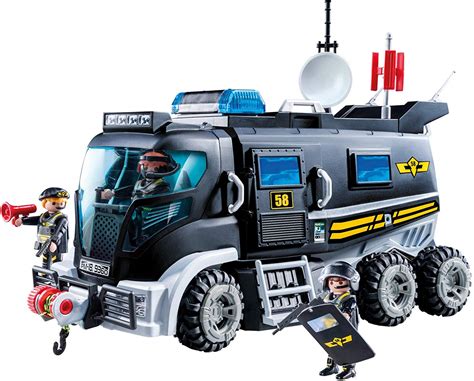 playmobil city action  swat truck  light  sound effects