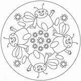Coloring Mandala Pages Print Kids Adults sketch template