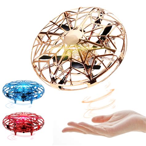 rotating flying drones hand operated drone mini drone hand controlled flying ball toy