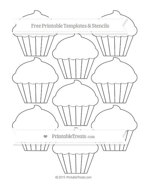 printable small cupcake template printables kids templates
