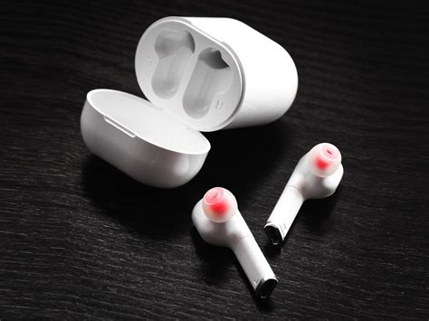 red wireless earbuds  love  gadget