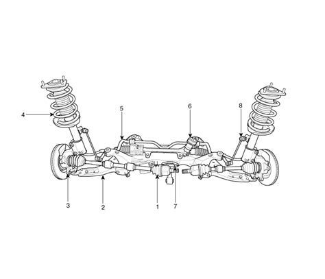 kia soul components location front suspension system suspension system