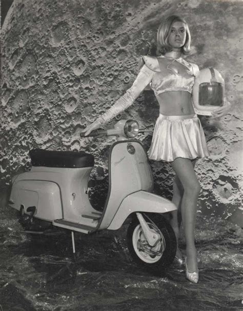 28 fascinating black and white photos of lambretta adverts from the 1950s and 1960s ~ vintage