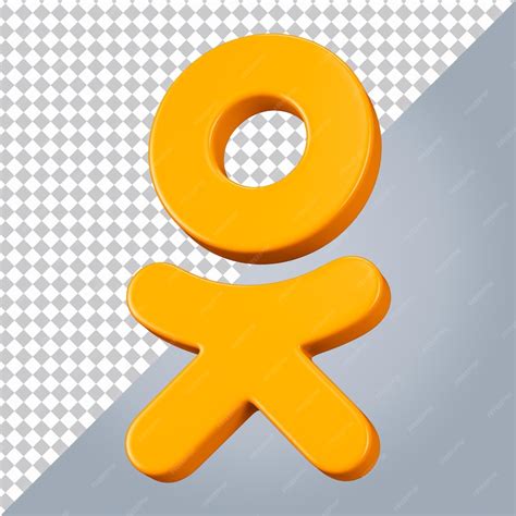 Premium Psd Odnoklassniki 3d Icon