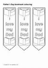 Bookmarks Colouring Sparklebox sketch template