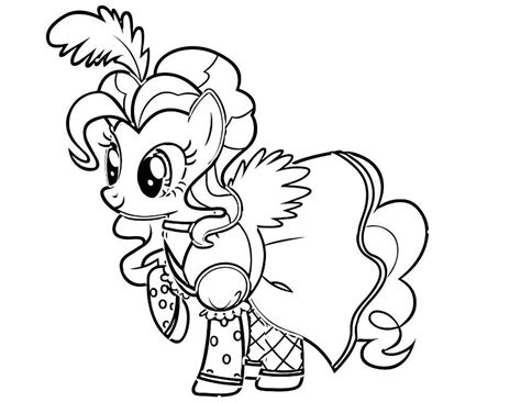 pinkie pie coloring page coloring home