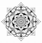 Mandala Mandalas Coloriage Hindu Gratuits Colorier sketch template