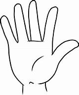 Hand Drawing Simple Palm Clipart Back Hands Basic Clip Cartoony Tumblr Creases Jephjacques Reaching Library Cliparts Lines sketch template