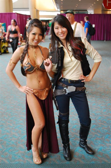 Female Han Solo And Asian Slave Leia San Diego Comic Con