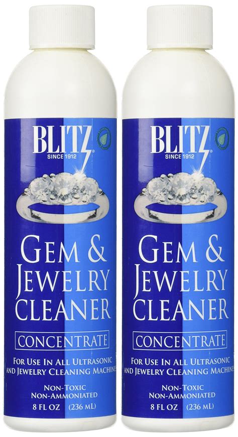 gem jewelry cleaner liquid concentrate  oz  pack ultrasonic cleaning solution  ebay