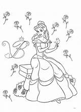 Belle Bête Princesas sketch template