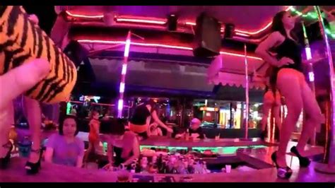 360° View Inside Red Light Go Go Bar Thai Bar Girls Dancing Phuket
