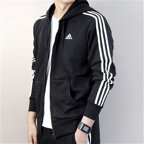 jual adidas sportswear   winter sportswear casual hooded jacket   lapak sarang