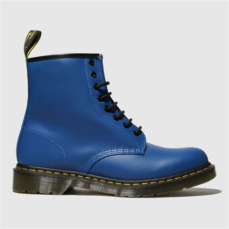 dr martens blue  boots shoefreak