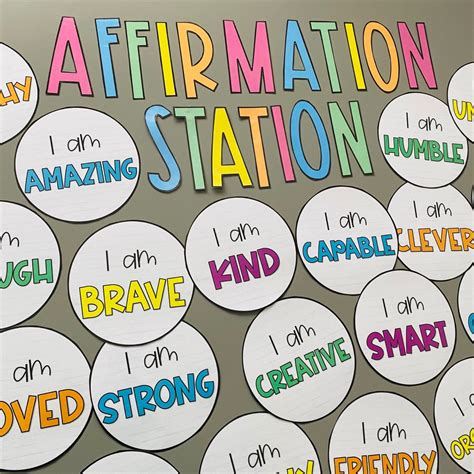 affirmation station printable  printable word searches