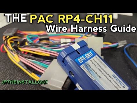 pac rp ch wire harness instructions  troubleshooting youtube