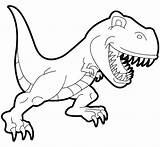 Dinosaurs sketch template