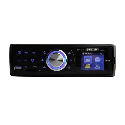 universal car dab radio usb amfm blutooth mp stereo system xw  tft display include dab