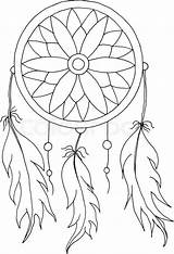 Catcher Dream Dreamcatcher Coloring Pages Drawing Sketch Draw Feathers Sonhos Colouring Para Hand Dos Filtro Simple Paintingvalley Tattoo Visit Desenhos sketch template
