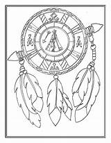 Coloring Mandala Pages Native American Printable Symbols Sold Etsy sketch template