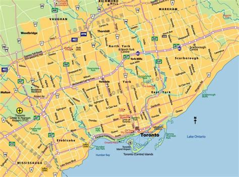 carte toronto plan