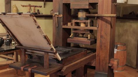 printing press changed  world printrunner blog