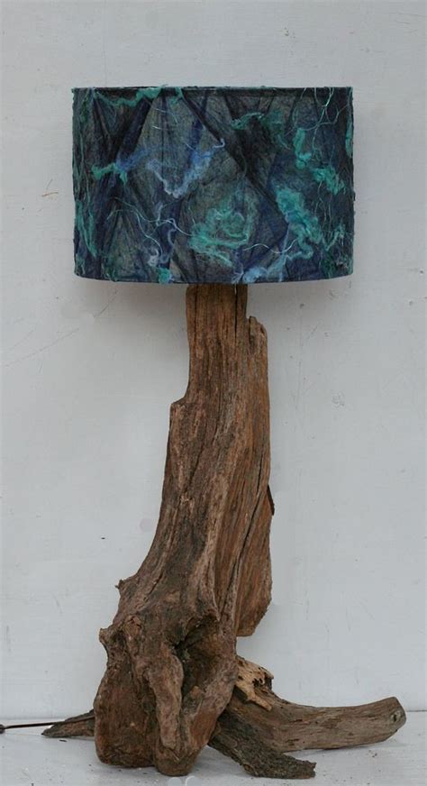 driftwood table lamp shade included cm tall  top