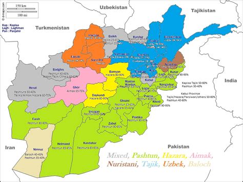 tiger khan ethnic map  afghanistan
