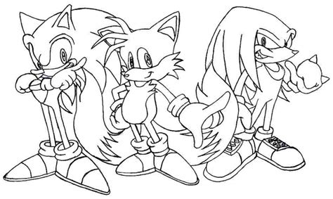 printable sonic coloring pages