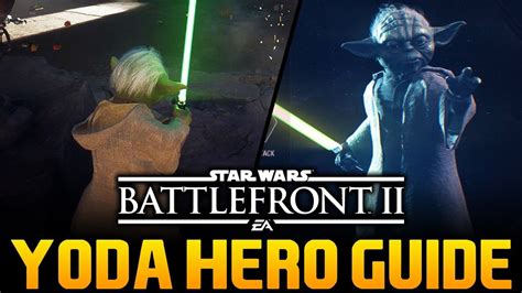 New Yoda Gameplay Revealed Star Wars Battlefront 2 Heroes