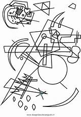 Kandinsky Coloring Pages Wassily Coloriage Quadri Quadro Famosi Pointillisme Seurat Di Para Bambini Per Colouring La Arte Colorear Histoire Artist sketch template