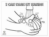 Washing Coloring Hand Printable Pages Handwashing Preschoolers Hands Germs Germ Left Colouring Wash Kids Color Healthy Helping Getcolorings Right Snacks sketch template