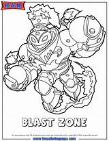 Coloring Skylanders Swap Force Blast Pages Zone Fire Color Printable Print Printables Only Drawings Designlooter Popular sketch template