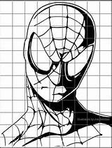 Grid Drawing Worksheets Drawings School Superheroes High Practice Pdf Middle Grids Lines Easy Super Heroes Spiderman Paper Printable Grade Worksheet sketch template