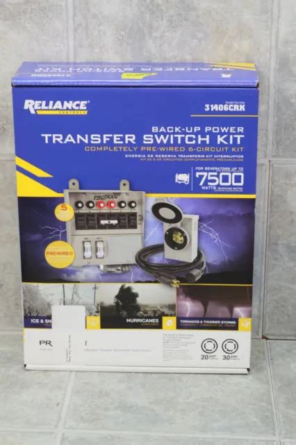 reliance lrk   power pre wired  circuit transfer switch kit  picclick
