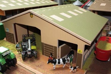 brushwood toys model farm buildings wooden  scale farmyard sheds barns toy barn farm