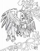 Anime Fairy Fsnd Poquer sketch template