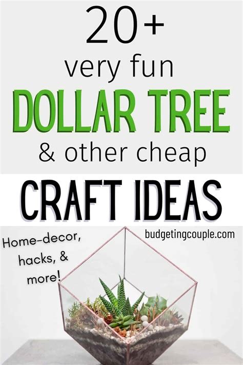 dollar tree diy crafts budgeting couple