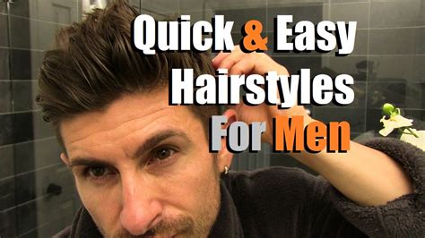 quick easy mens hairstyles   awesome mens hair tutorial