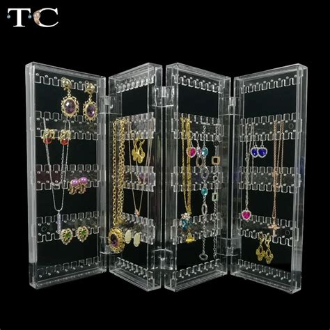 helder acryl sieraden display earring hanger houder sieraden organisator oorbel ketting