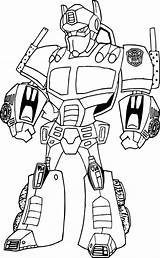 Optimus Robots Coloriage Transformer Bumblebee Boulder Dessin Monster Atom Ninjago Mamvic sketch template